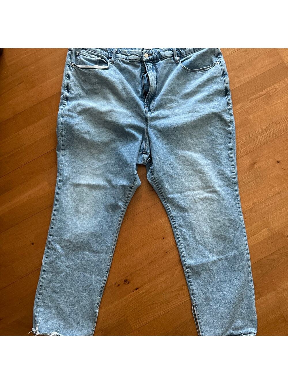 Good American Plus size Jeans Wide Leg 24 3XL